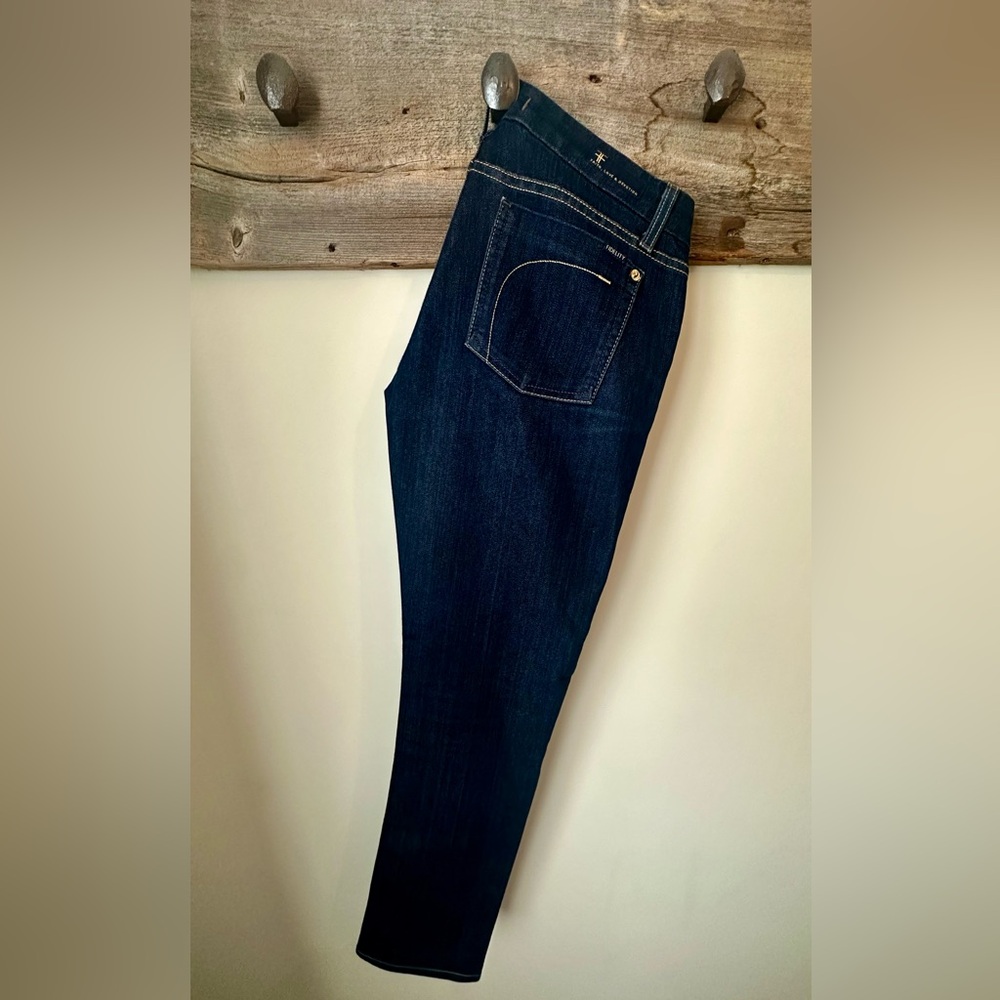 Fidelity Dark Blue Straight Leg Jeans - Size 29